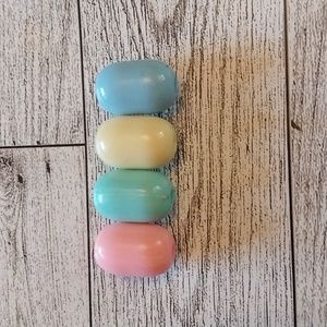 Vintage 90s plastic barrel beads